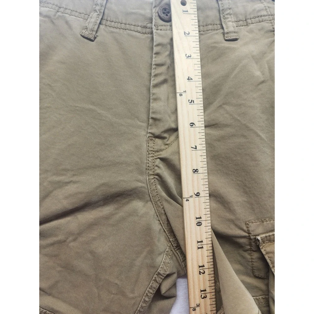 American Eagle Outfitters Mens Cargo Shorts Tan Classic Flex‎ Size 28 Y2k 00s